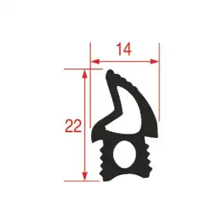 Tecnoeka 01000740 facade gasket 2000 mm