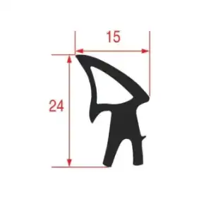 Junta Fimar OEM CO0816 para puerta de horno de 1500 mm