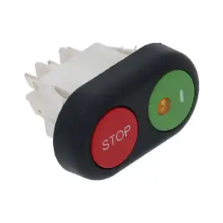 RGV OEM 00000000296 push-button panel 2-button I-STOP green-red