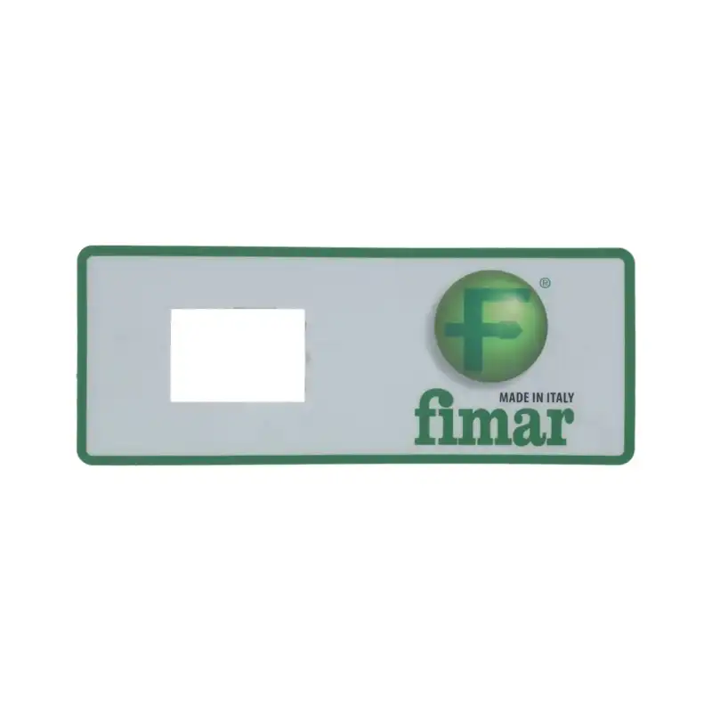 Fimar OEM SL3712 knappetikett för skärmaskiner