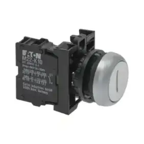 Przycisk wciskany Moeller Eaton do montażu w podtynkowej skrzynce instalacyjnej, matowa biel "I" Ø22 mm.