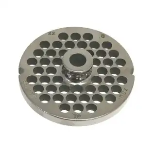 Ruostumattomasta teräksestä valmistettu itsestään teroittuva levy malli 22/8, halkaisija 8 mm.