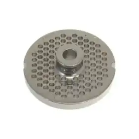 Selvslipt rustfri stålplate modell 12/4 med diameter på 4 mm.