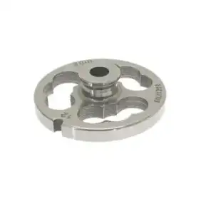 Chapa de aço inoxidável auto-afiante modelo 12/0 com 3 furos de ejeção.