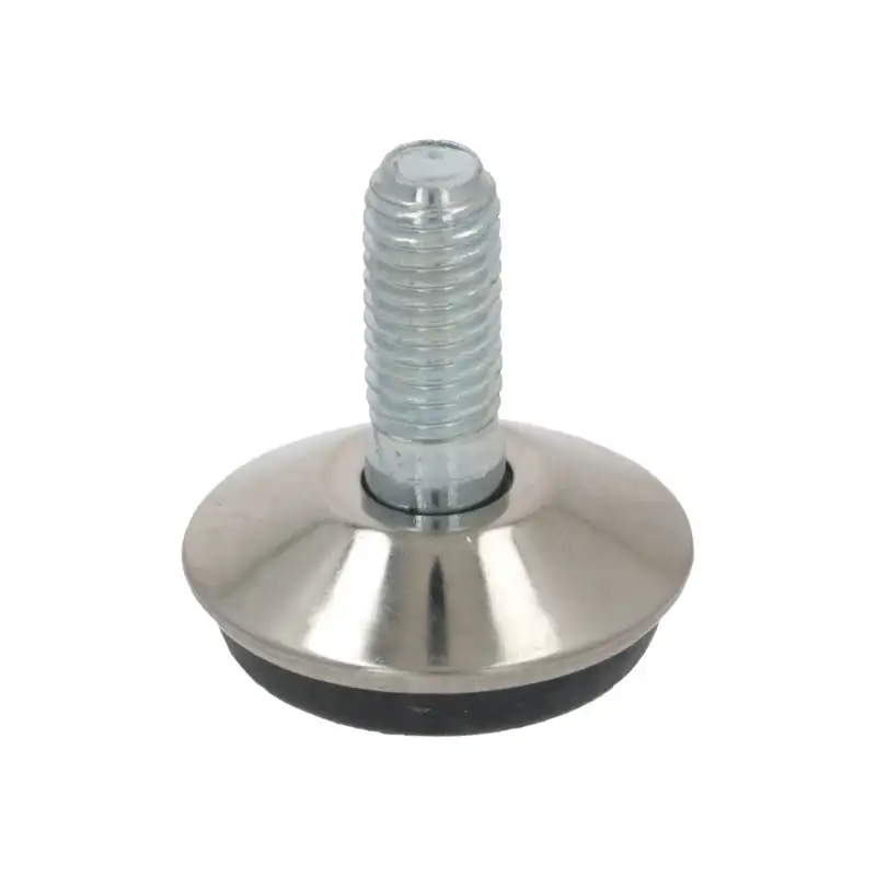 Pé cromado Sirman OEM IV4083500 com rosca M8.