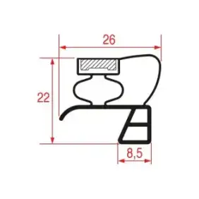 Friso da porta Mareno OEM MA2500912 - Fabricado na Itália