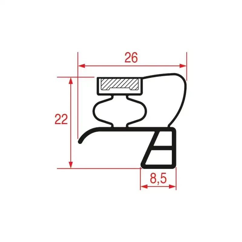 Mareno OEM MA2304414 door gasket (Made in Italy)