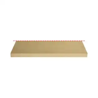 Refractory stone 718x359x17 mm for GGF TAVEL011