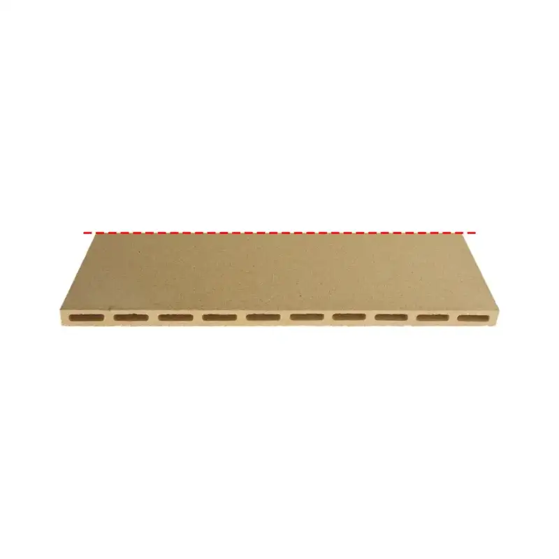 Perforated refractory stone 916x610x17 mm for Tornati Forni