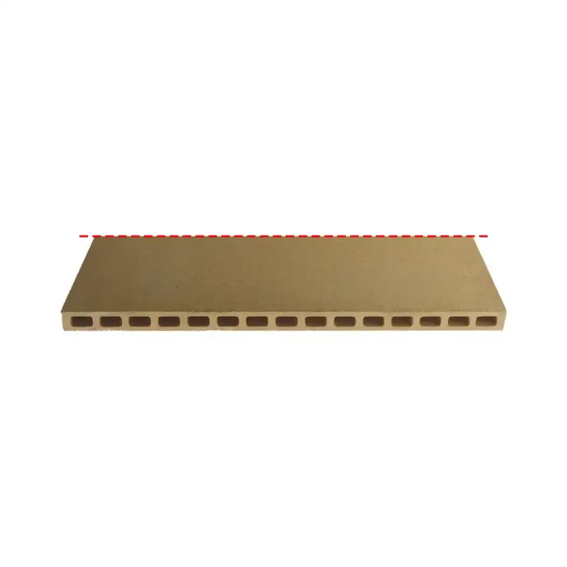 Perforated refractory stone 880x610x30 mm for Italforni