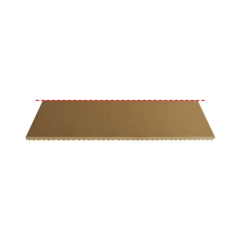 Refractory stone 615x330x11+3 mm for Moretti and Electrolux