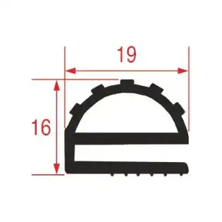 Universaali solusoven tiiviste 19x16 mm, 7 m