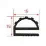 Guarnizione universale per porta cella 19x16 mm, 7 m