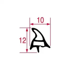 Guarnizione della porta del forno 450x340 mm compatibile con SMEG 754131883