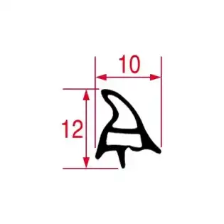 Guarnizione della porta del forno 450x340 mm compatibile con SMEG 754131883