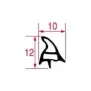 Guarnizione della porta del forno 450x340 mm compatibile con SMEG 754131883