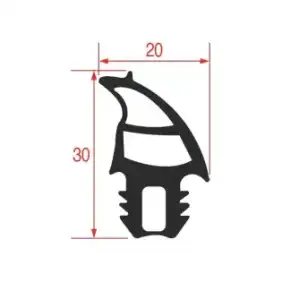 Junta de la puerta del horno Eloma OEM EL20000212 510x484 mm