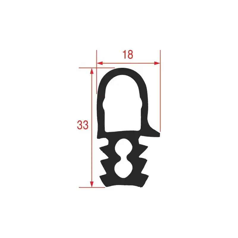 Oven door gasket 520x490 mm compatible with Palux ovens