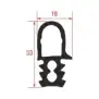 Joint de porte de four de 520x490 mm compatible avec les fours Palux.