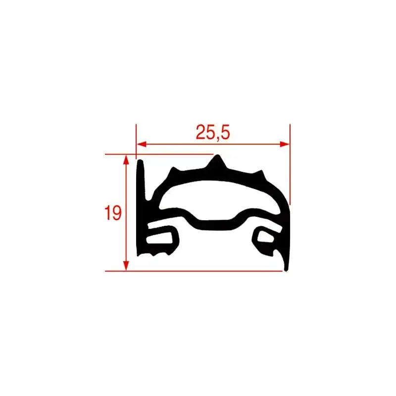 Joint de porte de four MBM OEM 173827 de 710x685 mm