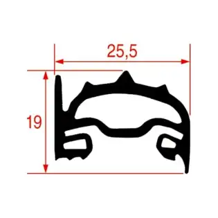 Joint de porte de four MBM OEM 173827 de 710x685 mm