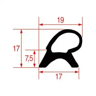 잔우시 OEM 055315 오븐 도어 가스켓 720x640mm