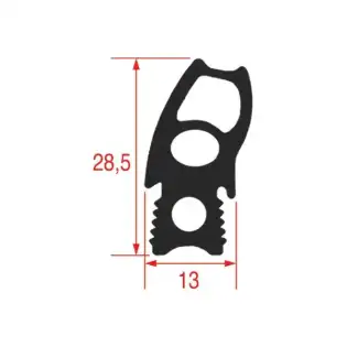 Uszczelka drzwi piekarnika 760x470 mm do urządzeń Lincat OSE09 i Fagor RT2000396P.