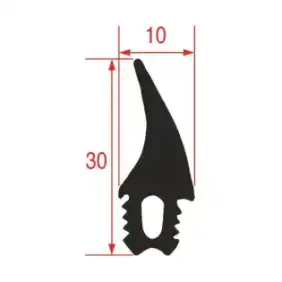 Ofentürdichtung 30x10 mm kompatibel mit Coven MCGFC06N