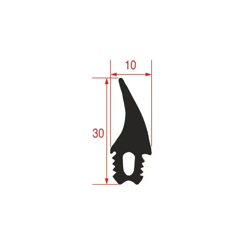 Oven door gasket 30x10 mm compatible with Coven MCGFC06N