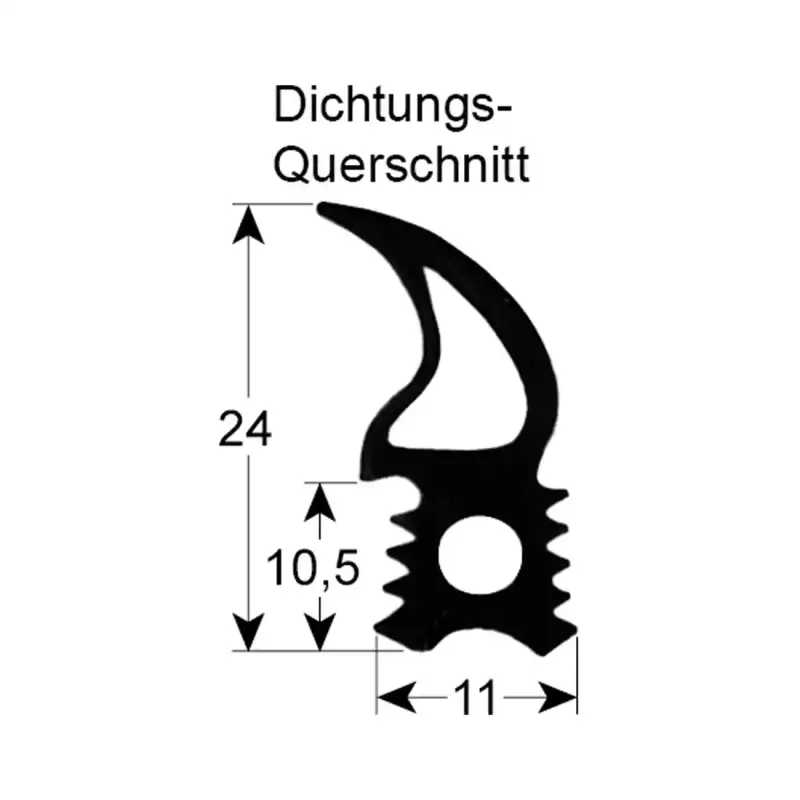 Convotherm OEM 7011005 hygienic plug-in door gasket