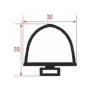 Koude ruimte afdichting 29x30 mm 6 m voor Frigor Box schuifdeuren