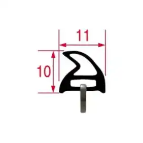 SMEG OEM 754131105 oven deurrubber 590x340 mm