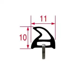 Guarnizione della porta del forno SMEG OEM 754131105 590x340 mm