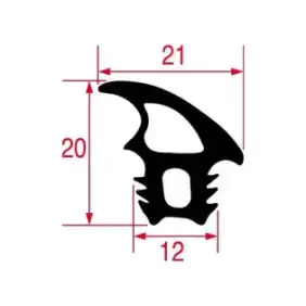 Junta universal para puerta de horno de 610x435 mm, compatible con varias marcas.
