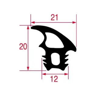 Junta universal para puerta de horno de 610x435 mm, compatible con varias marcas.
