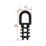 Oven door gasket compatible with Convotherm 7001016