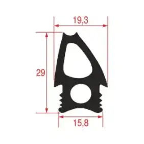 Junta de la puerta del horno compatible con Angelo PO 3077272.