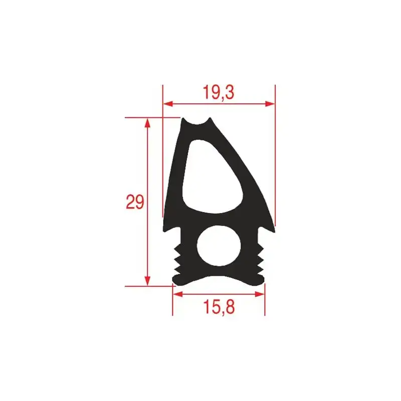 Joint de porte de four compatible avec Angelo PO 3077272