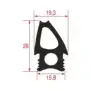 Oven door gasket compatible with Angelo PO 3077272