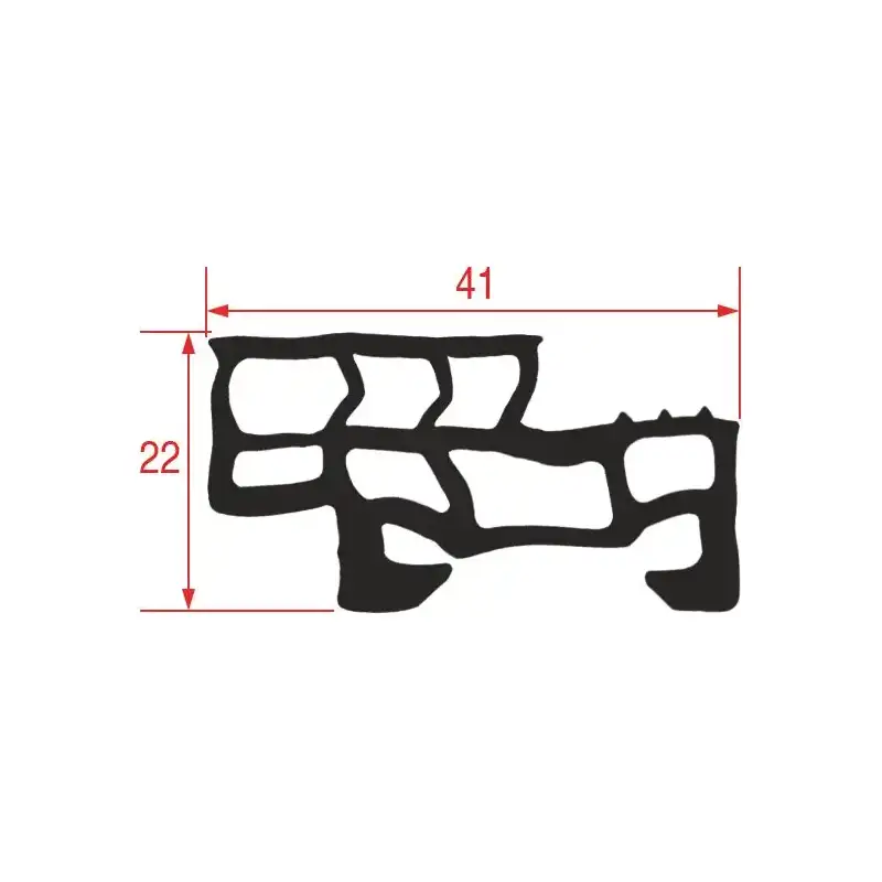 Junta retenedora de puerta del horno Angelo PO OEM 6301246 de 515 mm.