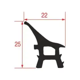 Guarnizione della porta del forno compatibile con Emmepi 9629918