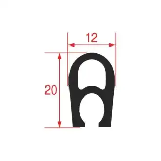 Ugnsluckpackning kompatibel med Eurofours 01-03120001.