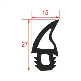 Guarnizione della porta del forno compatibile con Emmepi 8C0917