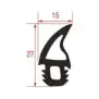 Junta de la puerta del horno compatible con Emmepi 8C0917.