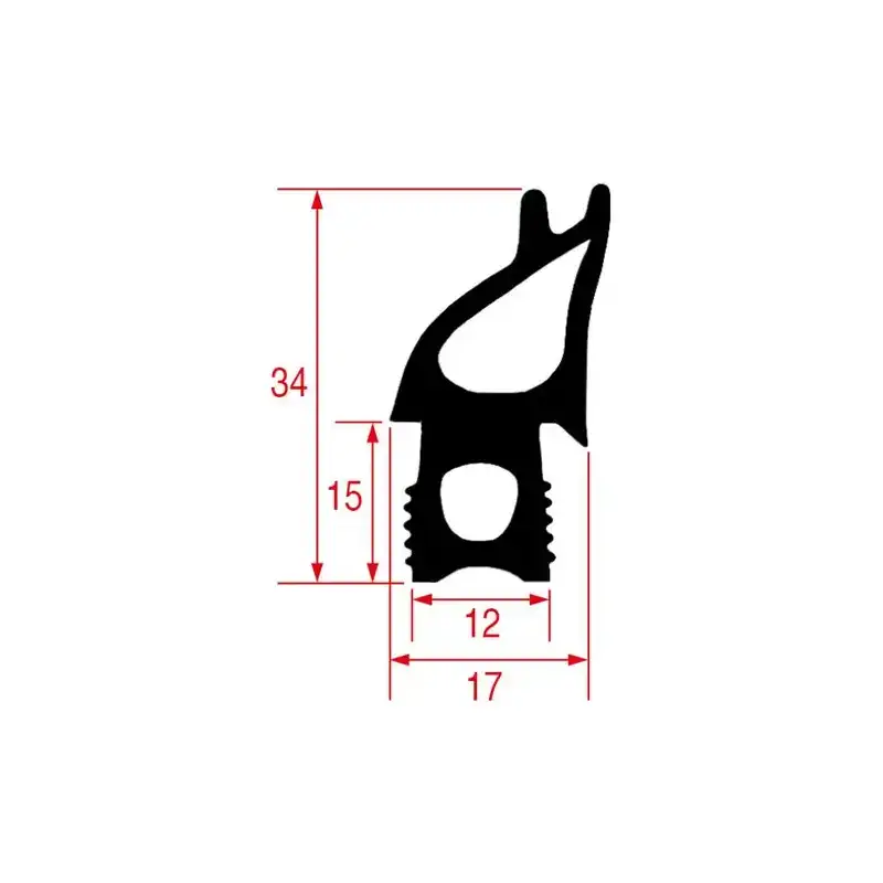 Ovendeurafdichting compatibel met Houno en Leventi 30300136.