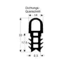Guarnizione porta completa Convotherm OEM 7001017 telaio 640x725 mm