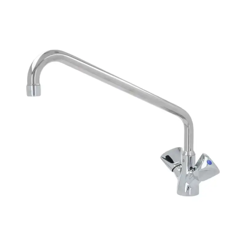 Klarco Styl 1-hole mixer tap 301 mm triangular knobs