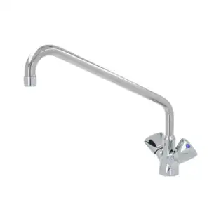 Rubinetto monocomando a un foro Klarco Styl con manopole triangolari di 301 mm.