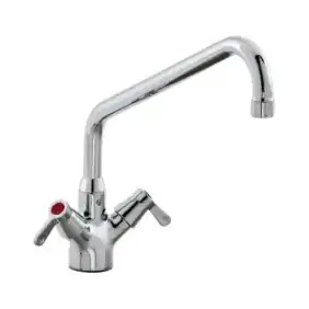 Grifo monomando de un solo agujero Klarco Styl con palancas de 301 mm.