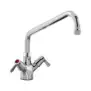 Misturadora de cozinha de um orifício Klarco Styl com alavancas de 301 mm